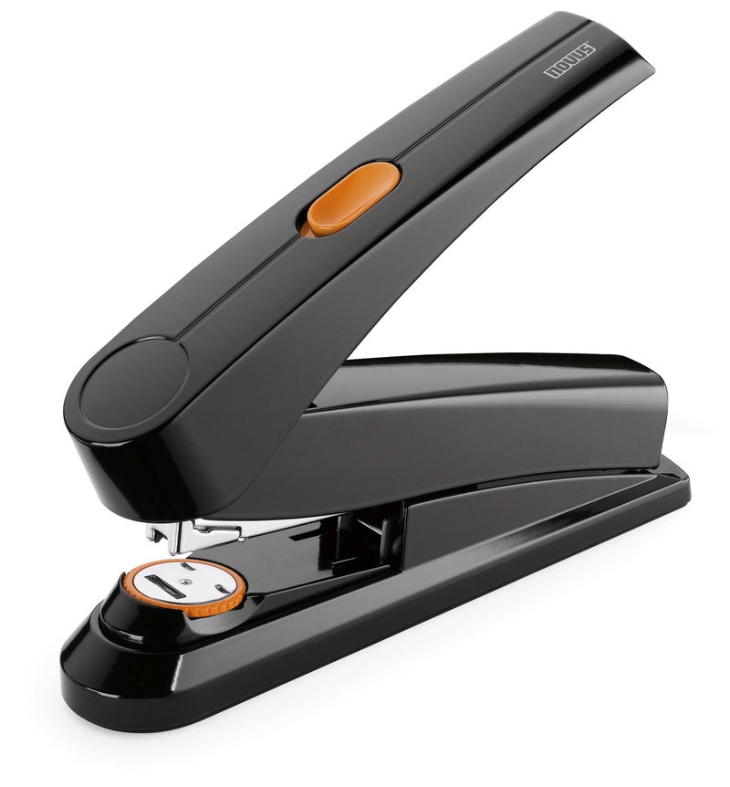 Novus B8fc Flat Clinch Stapler, 70% Less Effort, 50 Sheet Capacity, Dual Staple Guide, German Engineered, Staple|Pin|Tack, Black (020-1673) - Image 1